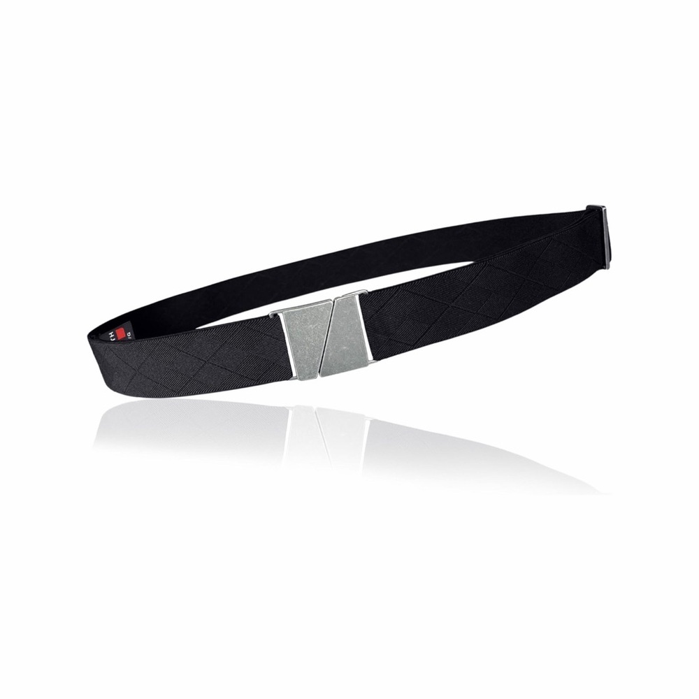 Truth Belts Elastic Flat Adjustable Belt XL 40in - 44in Black